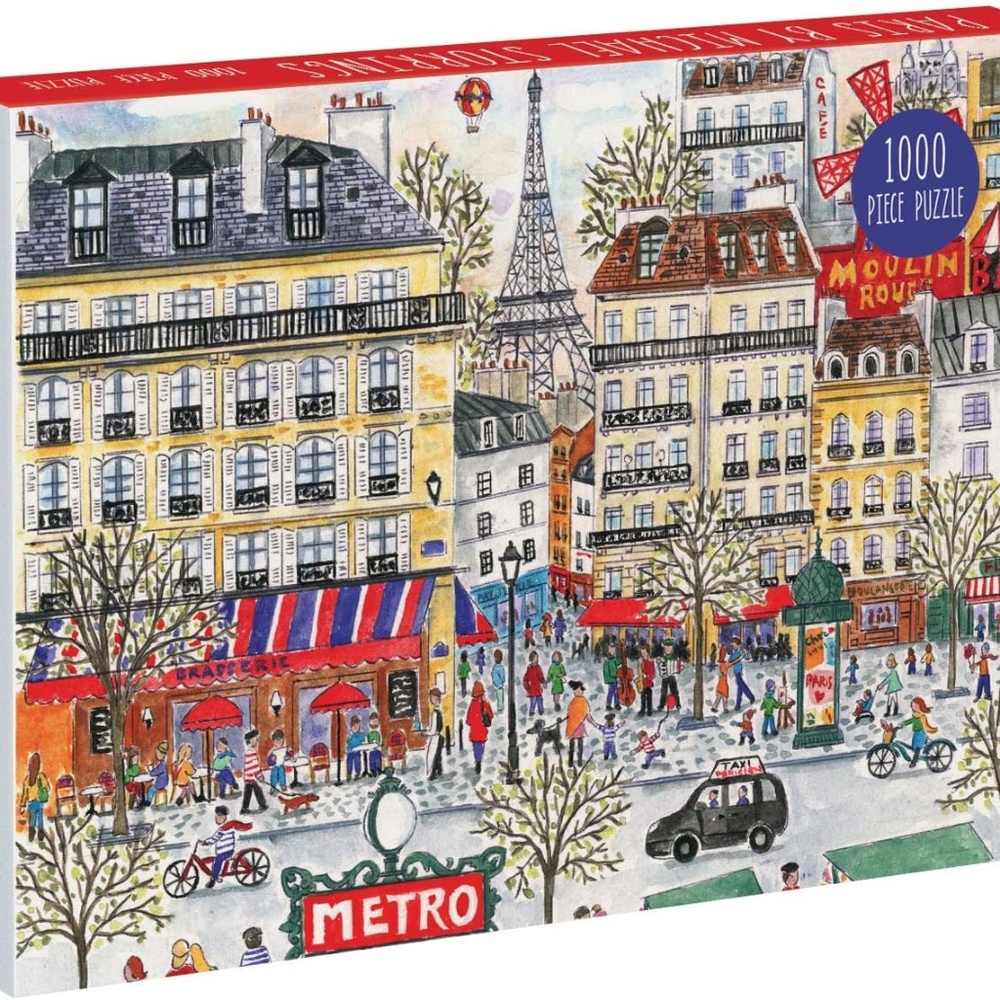 Galison Michael Storrings Paris Puzzle - 1000 Pieces